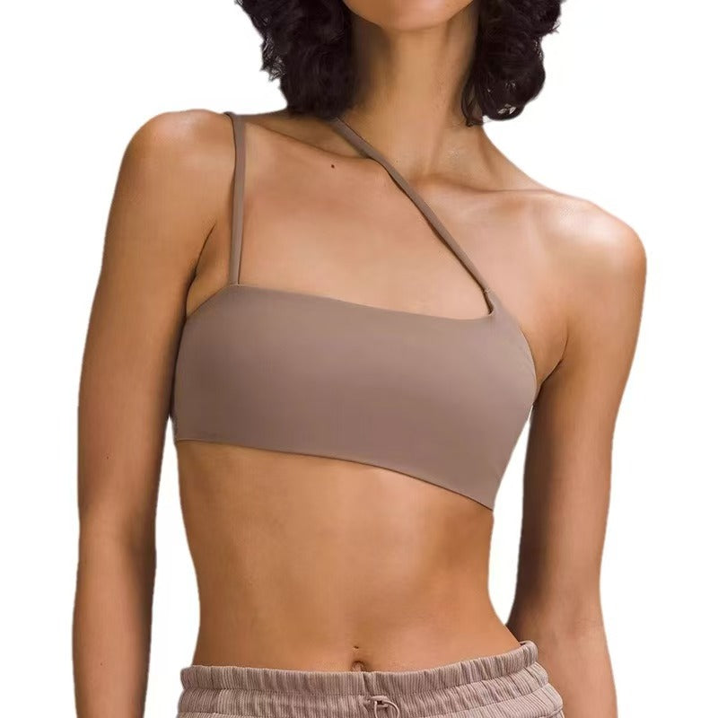 Women's One Strap Sports Bra Top