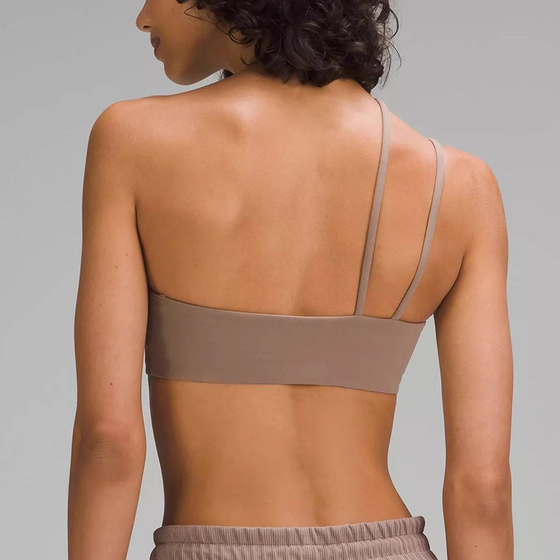Women's One Strap Sports Bra Top